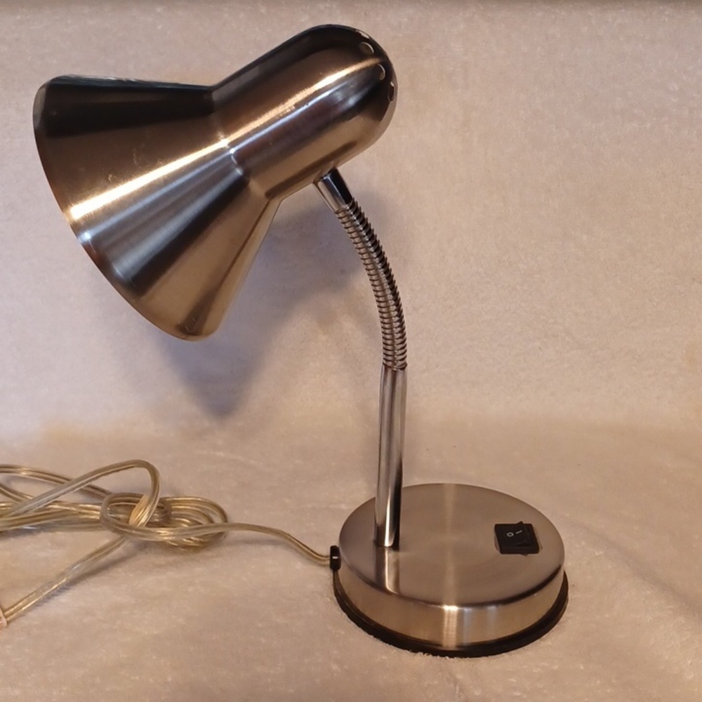 Desk lamp reading lamp chrome bedside table lamp